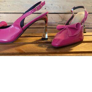 Hot Pink Strappy Heels